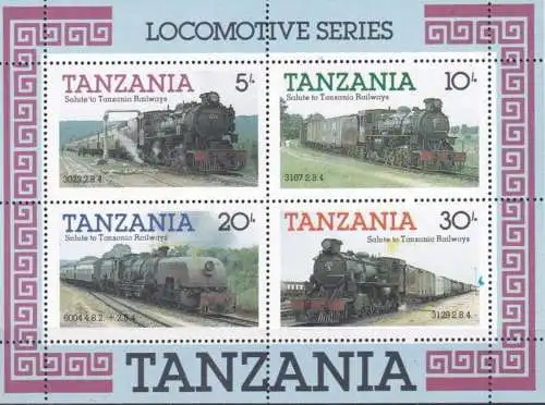 TANSANIA 1985 Mi-Nr. Block 44 ** MNH