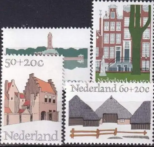 NIEDERLANDE 1975 Mi-Nr. 1048/51 ** MNH