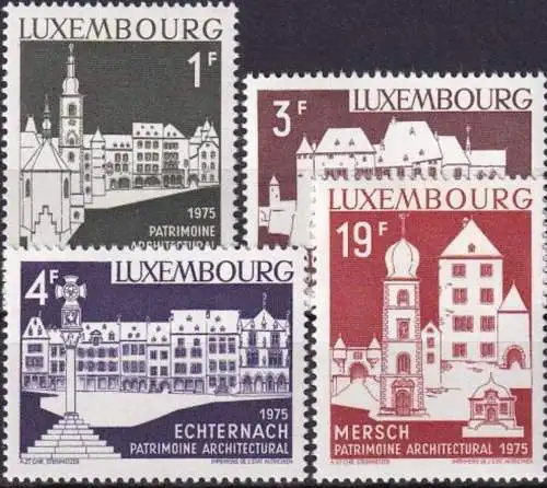 LUXEMBURG 1975 Mi-Nr. 900/03 ** MNH