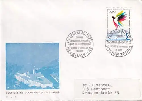 FINNLAND 1975 Mi-Nr. 770 CEPT FDC