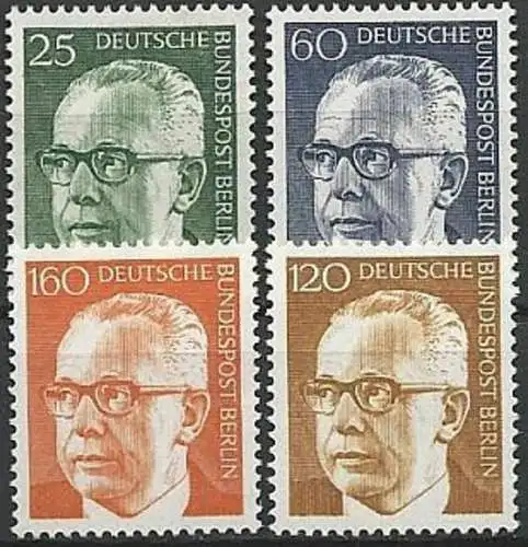 BERLIN 1971 Mi-Nr. 393/96 ** MNH