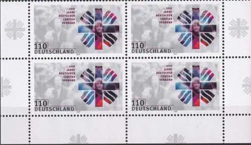 DEUTSCHLAND 1997 Mi-Nr. 1964 Viererblock ** MNH