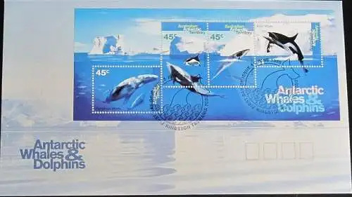 AUSTRALIAN ANTARCTIC TERRITORY 1995 Mi-Nr. Block 1 FDC