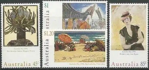 AUSTRALIEN 1996 Mi-Nr. 1527/30  ** MNH