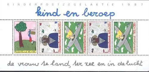 NIEDERLANDE 1987 Mi-Nr. Block 30  ** MNH