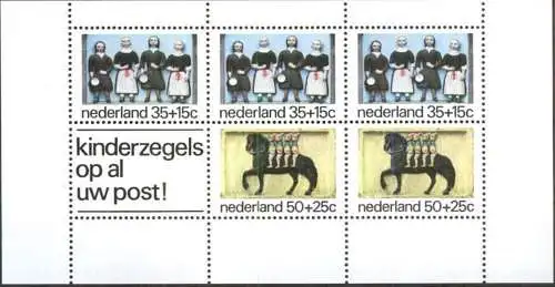 NIEDERLANDE 1975 Mi-Nr. Block 14  ** MNH