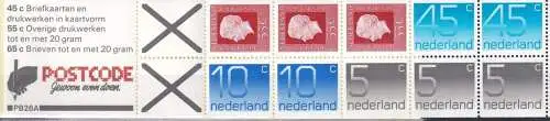 NIEDERLANDE 1981 Mi-Nr. MH 27 PB 26 a ** MNH