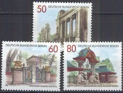 BERLIN 1986 Mi-Nr. 761/63 ** MNH