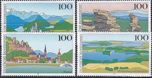 DEUTSCHLAND 1994 Mi-Nr. 1742/45 ** MNH