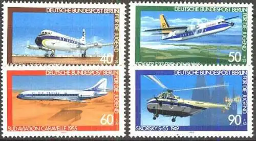 BERLIN 1980 Mi-Nr. 617/20 ** MNH