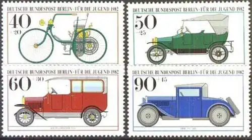 BERLIN 1982 Mi-Nr. 660/63 ** MNH