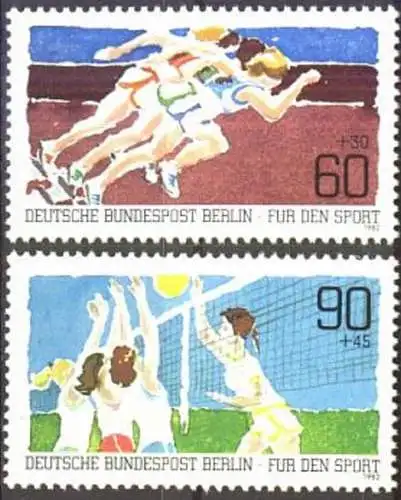 BERLIN 1982 Mi-Nr. 664/65 ** MNH