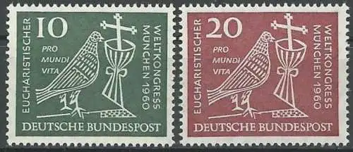 DEUTSCHLAND 1960 Mi-Nr. 330/31 ** MNH