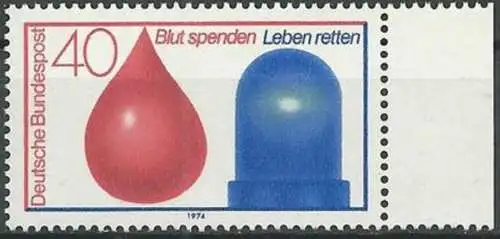 DEUTSCHLAND 1974 Mi-Nr. 797 ** MNH