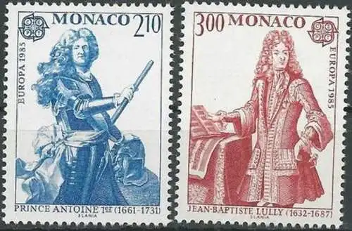 MONACO 1985 Mi-Nr. 1681/82 ** MNH - CEPT