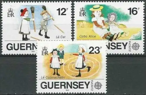 GUERNSEY 1989 Mi-Nr. 449/51 ** MNH - CEPT