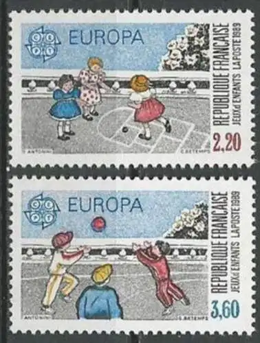 FRANKREICH 1989 Mi-Nr. 2716/17 ** MNH - CEPT