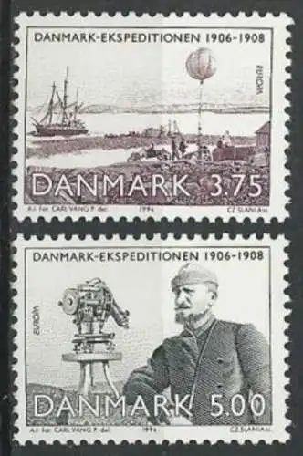 DÄNEMARK 1994 Mi-Nr. 1077/78 ** MNH - CEPT