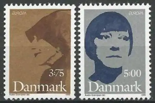 DÄNEMARK 1996 Mi-Nr. 1124/25 ** MNH - CEPT