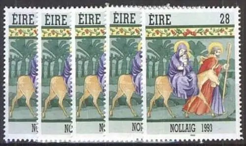 IRLAND 1993 Mi-Nr. 5 x 839 ** MNH