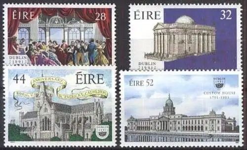 IRLAND 1991 Mi-Nr. 755/58 ** MNH