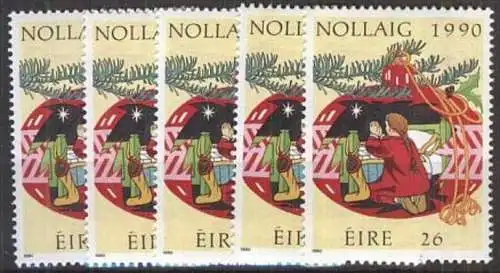 IRLAND 1990 Mi-Nr. 5 x 737 ** MNH