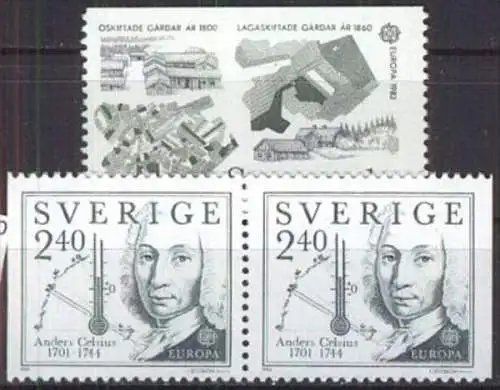 SCHWEDEN 1981 Mi-Nr. 1187/88 ADD ** MNH