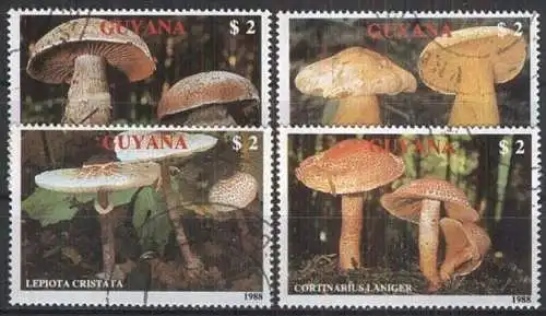 GUYANA 1989 Mi-Nr. 2480/83 o used