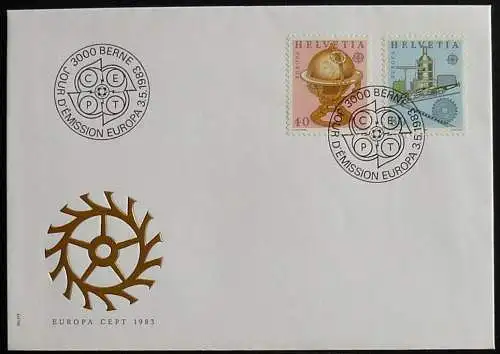 SCHWEIZ 1983 Mi-Nr. 1249/50 CEPT FDC