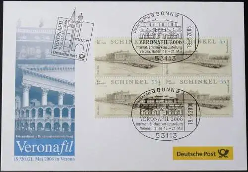 DEUTSCHLAND 2006 Veronafil Verona 19.05.2006 Messebrief Deutsche Post