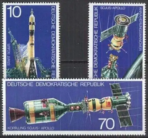 DDR 1975 Mi-Nr. 2083/85 ** MNH