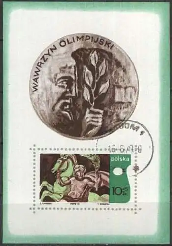 POLEN 1970 Mi-Nr. Block 41 o used aus ABO