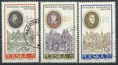 POLEN 1970 Mi-Nr. 2014/16 o used