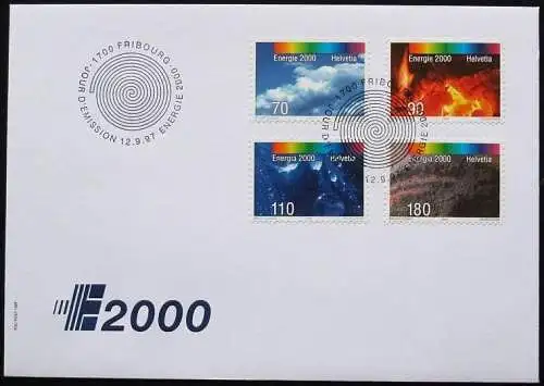 SCHWEIZ 1997 Mi-Nr. 1618/21 FDC