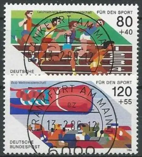 DEUTSCHLAND 1986 Mi-Nr. 1269/70 o used - aus ABO