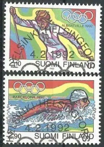 FINNLAND 1992 Mi-Nr. 1161/62 o used - aus Abo