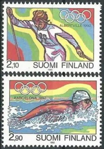 FINNLAND 1992 Mi-Nr. 1161/62 ** MNH