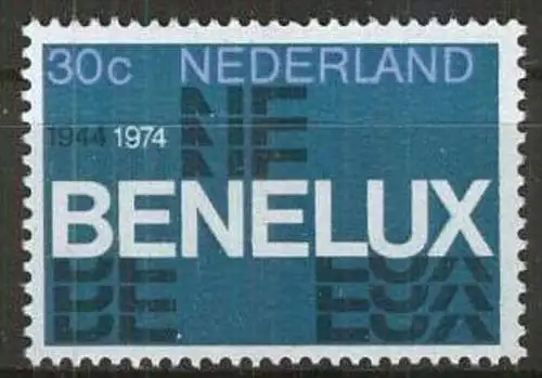 NIEDERLANDE1974 Mi-Nr. 1037 ** MNH