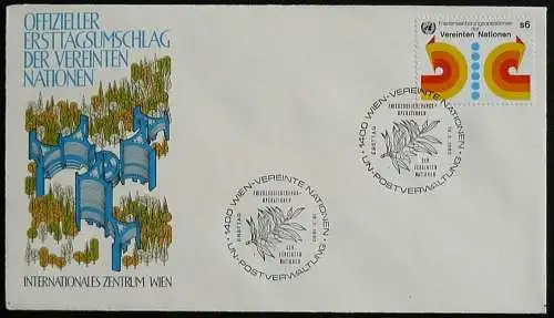 UNO WIEN 1980 Mi-Nr. 11 FDC