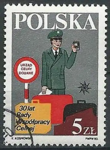 POLEN 1983 Mi-Nr. 2867 o used - aus Abo