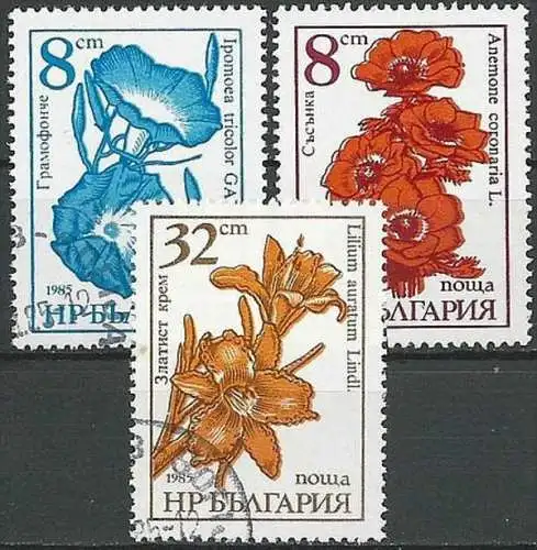 BULGARIEN 1986 Mi-Nr. 3489/91 o used - aus Abo