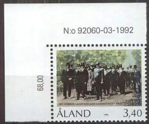 ALAND 1992 Mi-Nr. 63 ** MNH