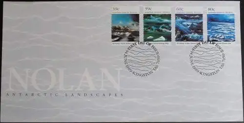 AUSTRALIAN ANTARCTIC TERRITORY 1989 Mi-Nr. 84/87 FDC