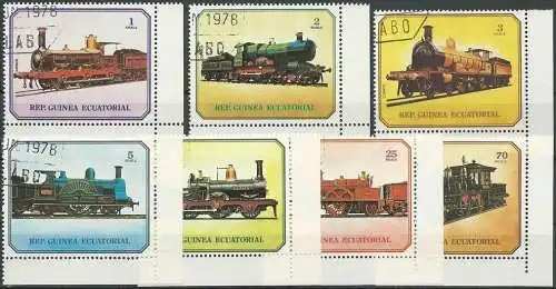 REPUBLICA DE GUINEA ECUATORIAL 1978 Mi-Nr. 1361/67 o used