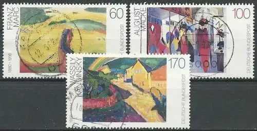 DEUTSCHLAND 1992 Mi-Nr. 1617/19 o used