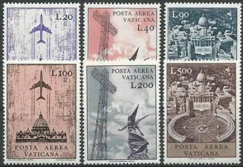 VATIKAN 1967 Mi-Nr. 517/22 ** MNH