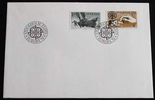 SCHWEDEN 1979 Mi-Nr. 1058/59 CEPT FDC