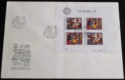 PORTUGAL 1979 Mi-Nr. Block 27 CEPT FDC