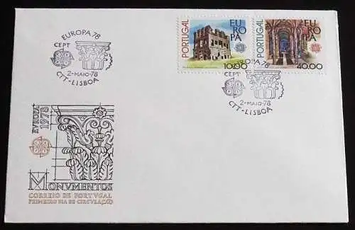 PORTUGAL 1978 Mi-Nr. 1403/04 CEPT FDC