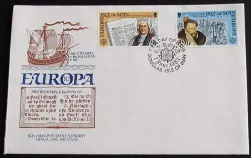 ILE OF MAN 1982 Mi-Nr. 213/14 CEPT FDC